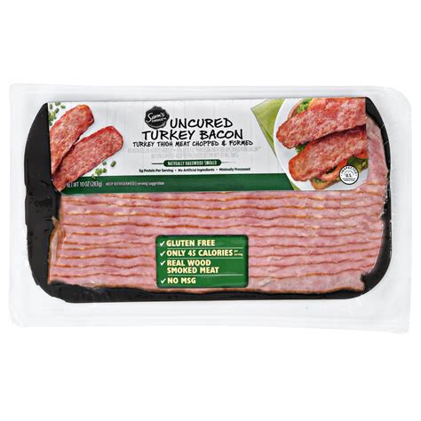 Sam's Choice Uncured Turkey Bacon, 10 oz., 12 Pieces per Pack - Walmart.com