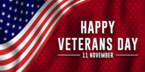 happy veterans day american flag background with 3d writing 11567255 Vector Art at Vecteezy