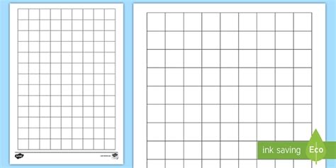 2cm Squared Editable Paper Worksheet / Worksheet