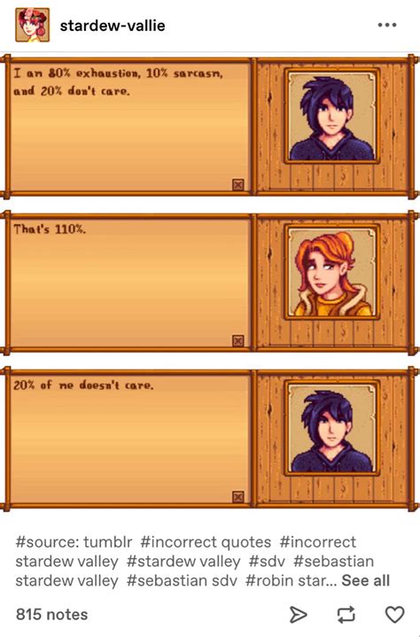 incorrect quotes from stardew-vallie | Stardew valley, Stardew valley ...