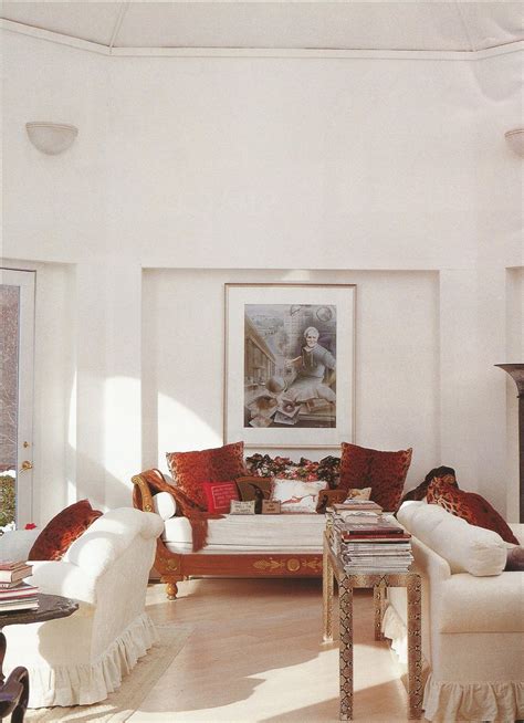 This serene octagonal room of former editor-in-chief of Vogue, Grace ...