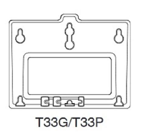 Yealink Wall Mount for SIP-T33G Phone (WMB-T33G) - telecomdepotdirect.com