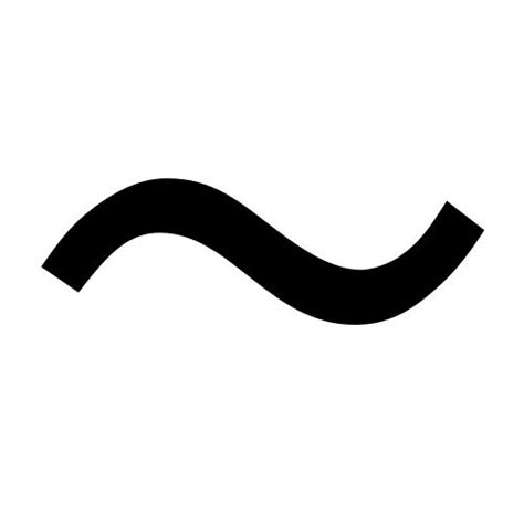 The tilde/"Squiggly" /"flourish".It was originally written over a ...