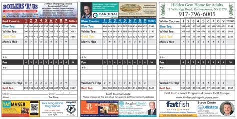 harbor point golf club scorecard - Amazement Column Fonction