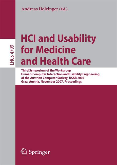 eBOOK - READING HCI and Usability for Medicine and Health Care Third ...