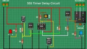 5min to 20min Adjustable 555 Timer Delay Circuit