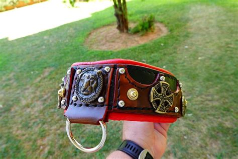 American Bully Leather Dog Collar Handmade Bully Collar - Etsy