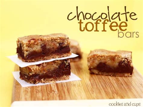 Chocolate Toffee Bars