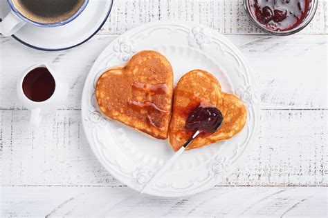 Romantic Heart-shaped Pancake Recipe