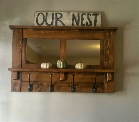 Coat rack wall coat rack mirrored coat rack rustic coat