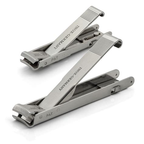 Otto Herder Set of 2 Folding Travel Nail Clippers, Stainless Steel, made in Germany - Mont bleu ...