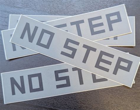 No Step Sticker – Crashaxeco