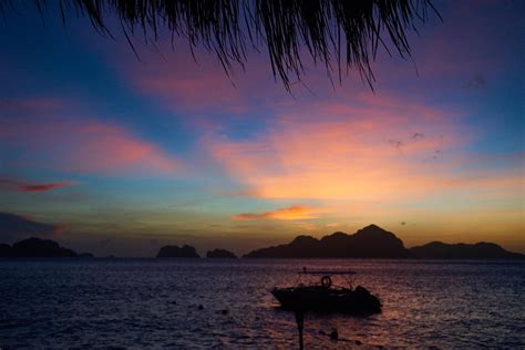 El Nido sunset, pure beauty! : r/Philippines