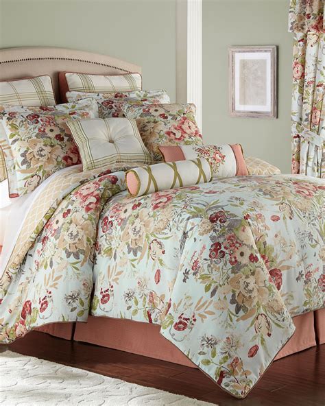 Bedding Sets Queen On Sale / 12 Piece Boyle Teal/Ivory Bed in a Bag Set ...