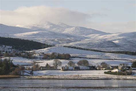 Snow Beautiful - Winter Scenes in the Scottish Highlands Stock Photo - Image of mountain ...