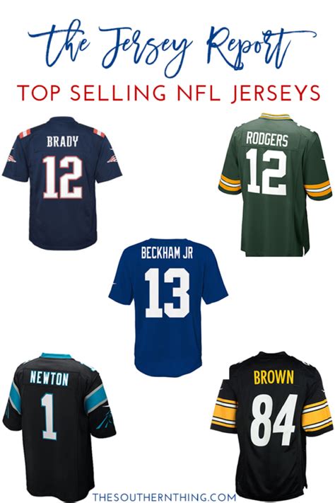 The Jersey Report: Top Selling Most Popular NFL Jerseys