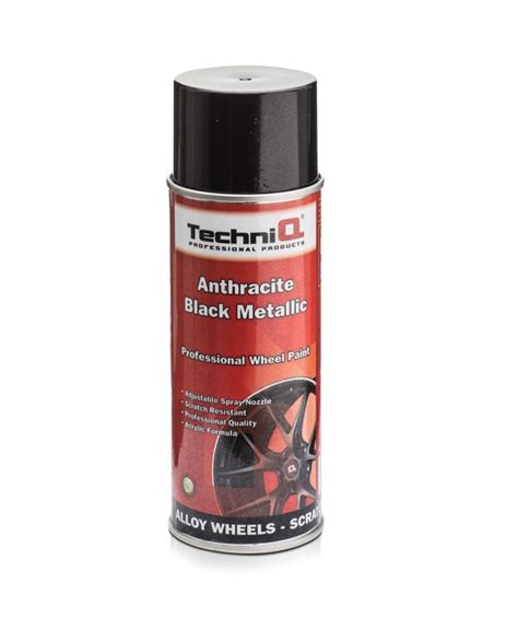 TechniQ Anthracite Black Metallic Alloy Wheel Paint 400ml - TechniQ