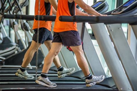 Training Equipment in the Gym at Sports Club for Exercise Stock Image ...