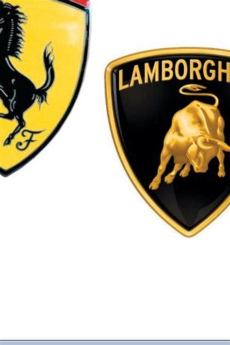 Ferrari And Lamborghini Logo - thewayback12010