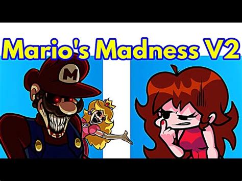 Friday Night Funkin' Vs Mario Madness V2 Official | Super Mario Bros ...