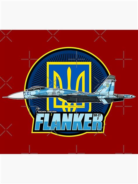 "Ukrainian SU-27 Flanker" Poster by ACInterview | Redbubble