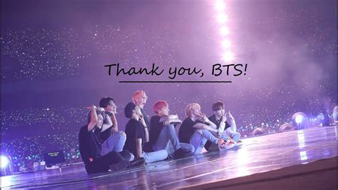 Thank you, BTS! - YouTube