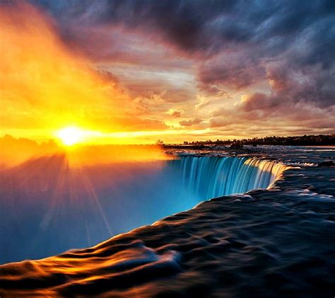 720P free download | Niagara Sunset, 2014, amazing, falls, nature, new ...