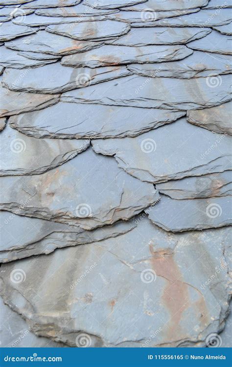 Texture of Older Schist Tiles Stock Image - Image of closeup, building: 115556165