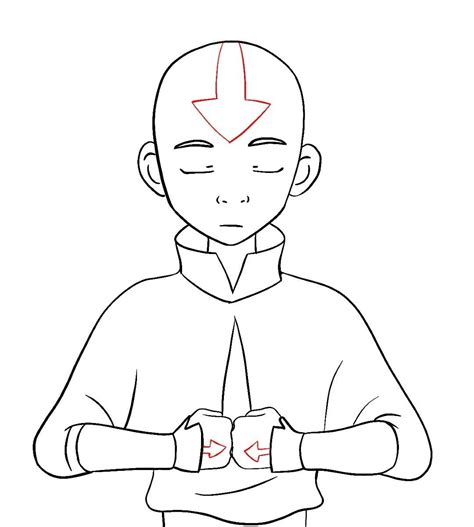 How To Draw Aang Step By Step at Drawing Tutorials