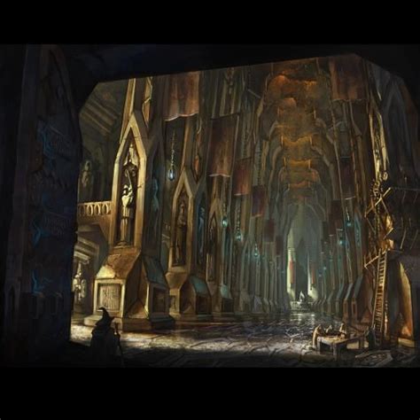 The Hall of Durin-- Winner in Location category of "The Hobbit Design Contest" | Middle earth ...