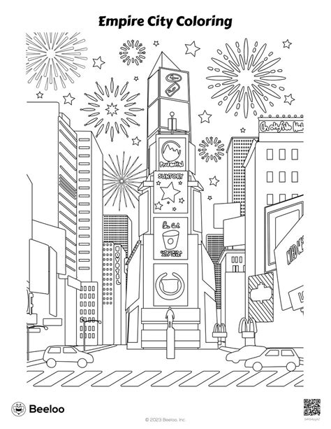 New York City-themed Coloring Pages • Beeloo Printable Crafts and ...