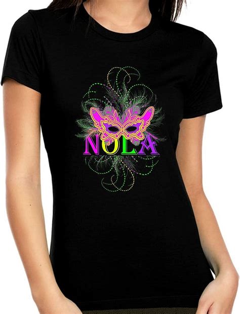 Mardi Gras Shirts for Women - Mardi Gras Shirt - Graphic Tees for Women - Womens NOLA Shirt ...