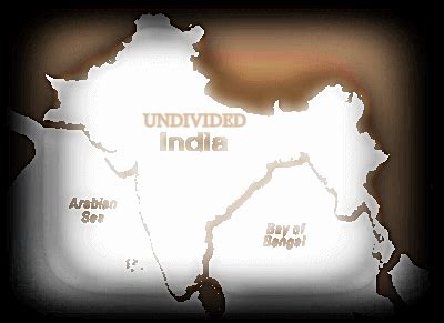 Undivided India - Map