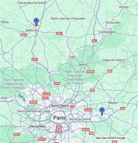 Paris Beauvais Airport Map - Map Of Campus