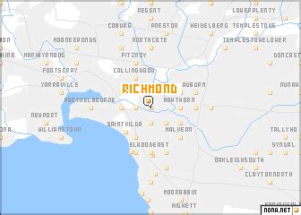 Richmond (Australia) map - nona.net