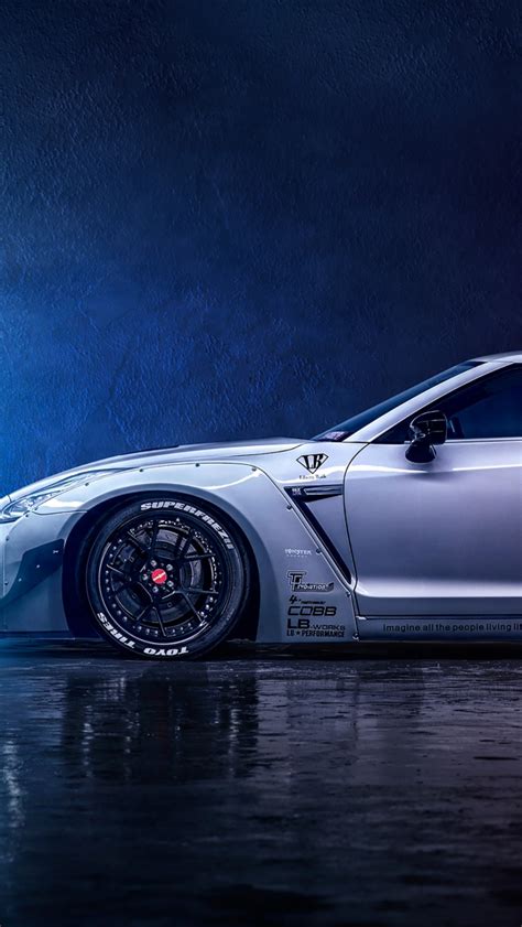 Nissan GT-R R35 Wallpaper 4K, Neon, Digital Art, Smoke