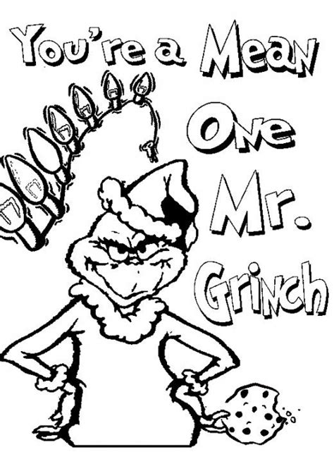 Grinch Christmas Printable Coloring Pages | Grinch coloring pages, Christmas coloring pages ...