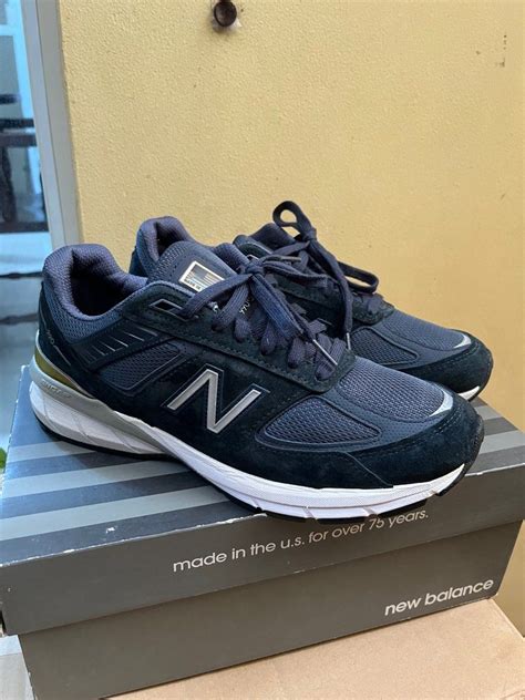 New Balance 990v5 Navy, Men's Fashion, Footwear, Sneakers on Carousell