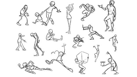 Gesture Drawing Examples