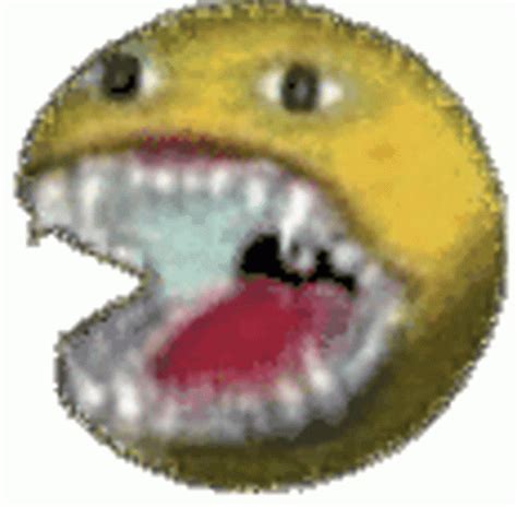 Cursed Emoji Chomp Cursed Sticker - Cursed Emoji Chomp Cursed Cursed ...