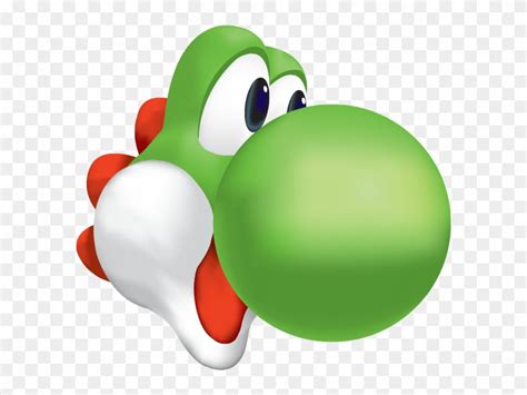 Yoshi Clipart Head - Yoshi Face Png - Full Size PNG Clipart Images Download