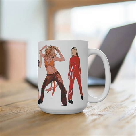 Britney Spears Icon Fashion Moments Ceramic Mug, Britney Illustrated Mug, LGBTQ Icon , Britney ...