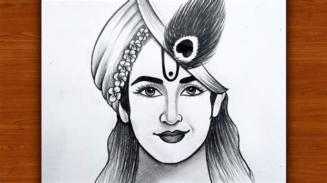 Easy Krishna Drawing