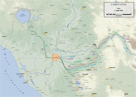 Roman Aqueduct Map