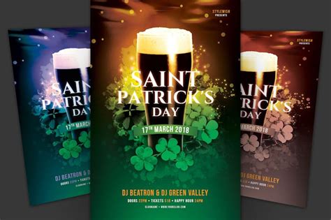 Saint Patrick's Day Flyer Template by graphicboomstudio on Envato Elements