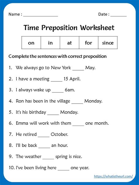 prepositions worksheets for grade 2 - Google Search | Preposition worksheets, Preposition ...