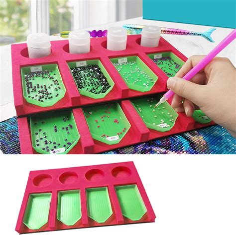 Diamond Painting Accessories Tray Organizer for Adults, Multi-Boat ...