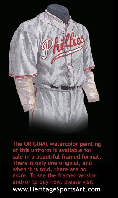 Philadelphia Phillies Uniform and Team History | Heritage Uniforms and ...