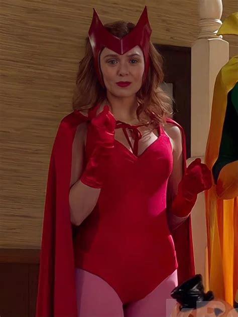 Scarlet Witch Costume Wandavision Cosplay | Scarlet Witch Costume