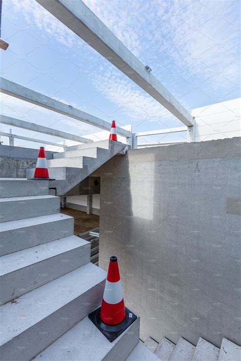 Warehouse stairs construction. | Architecture Stock Photos ~ Creative ...